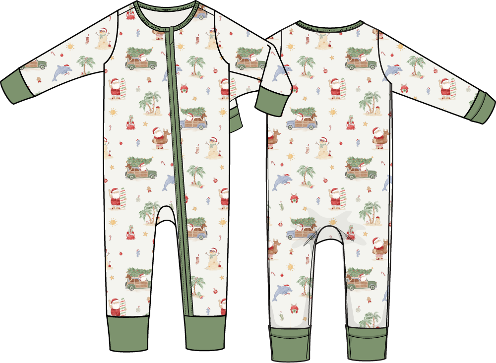 PREORDER Angel Dear Beach Christmas - Convertible Romper