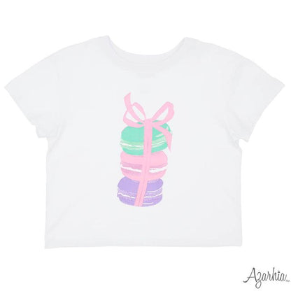 Azarhia Macaroon White Boxy Tee