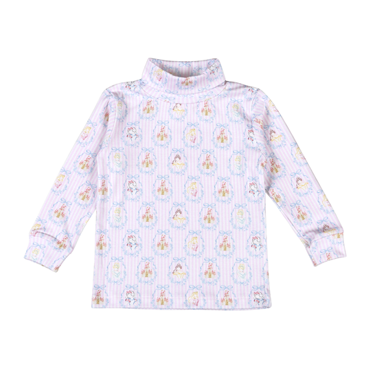 Baby Loren Royal and Charm Pima turtleneck