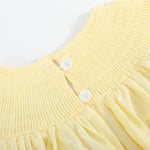 Lil Cactus Yellow Daisy Pocketed Smocked Bishop Dress - Persnickety Shop