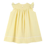 Lil Cactus Yellow Daisy Pocketed Smocked Bishop Dress - Persnickety Shop