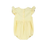 Lil Cactus Yellow Daisy Pocketed Smocked Flutter Romper - Persnickety Shop