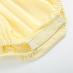 Lil Cactus Yellow Daisy Pocketed Smocked Flutter Romper - Persnickety Shop